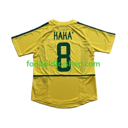 Brasilien KAKA 8 Retro Hjemme trøje 2002 S/S